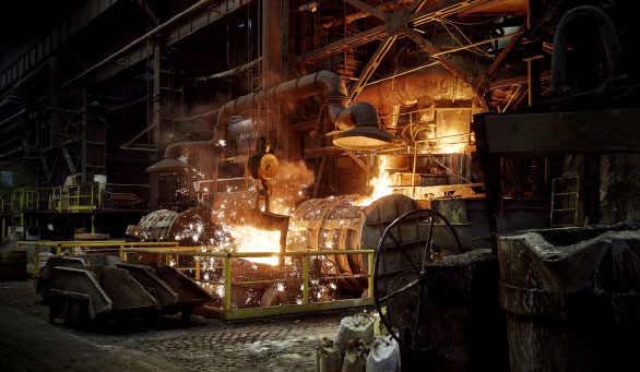 Productiehal met machines